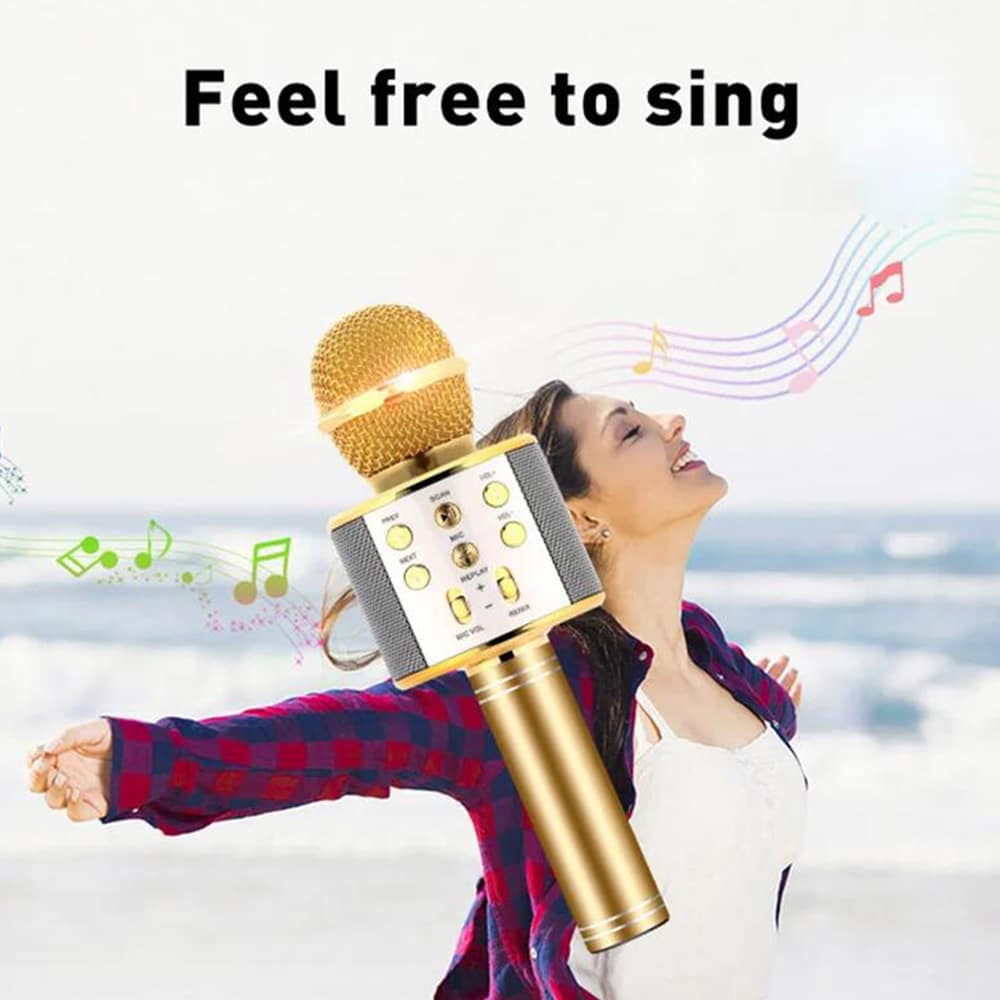 Karaoke-Mikrofon mit Bluetooth & Lautsprecher