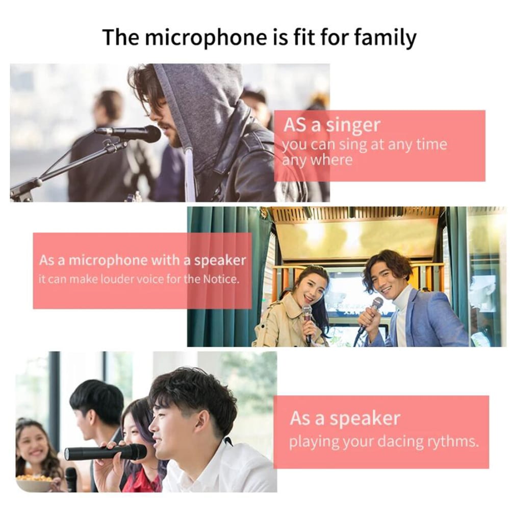 Karaoke-Mikrofon mit Bluetooth & Lautsprecher