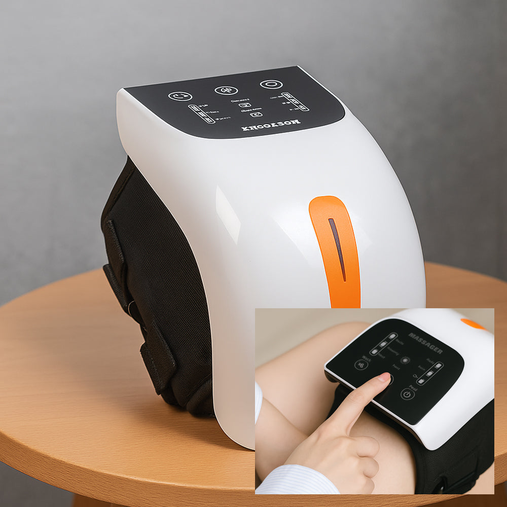 Knie-Massagegerät mit Infrarot-Wärme – digitales Display