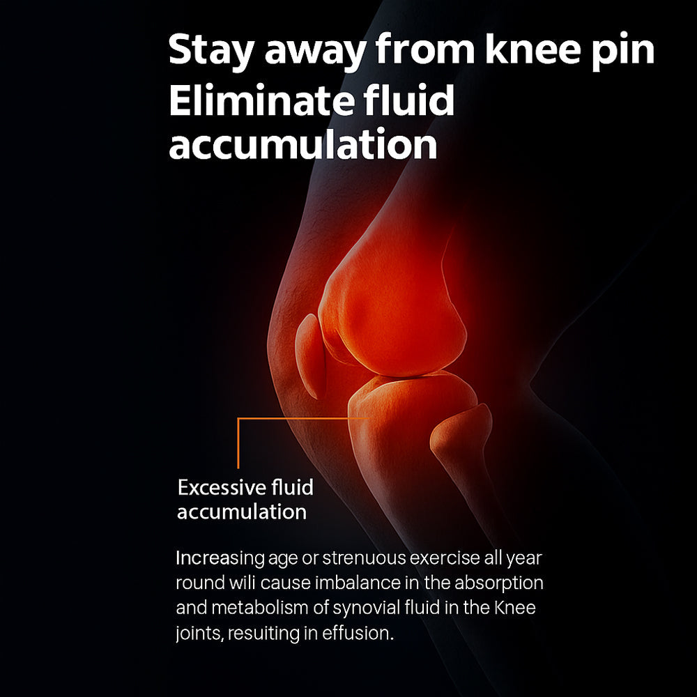 Knie-Massagegerät mit Infrarot-Wärme – digitales Display