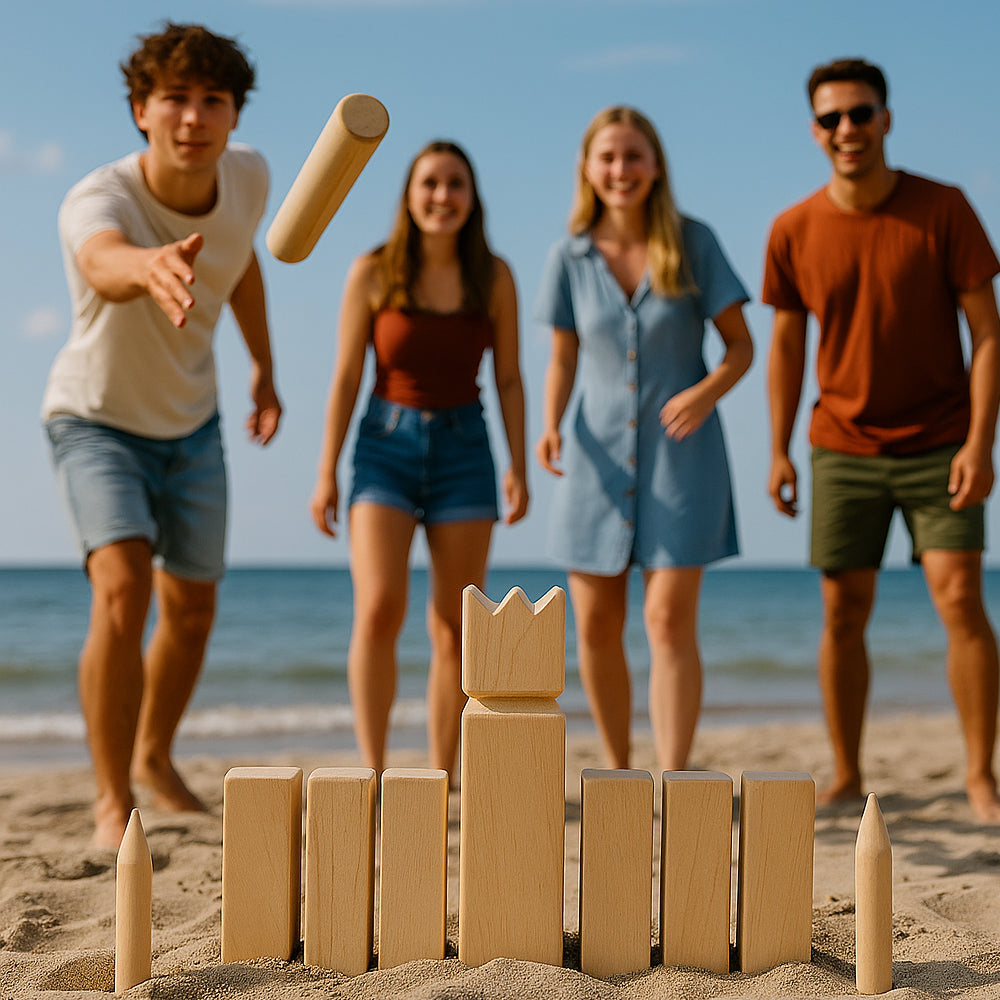 Kubb aus Holz