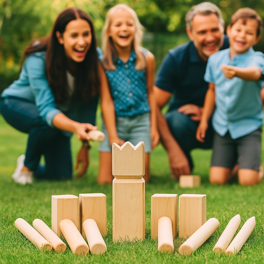 Kubb aus Holz