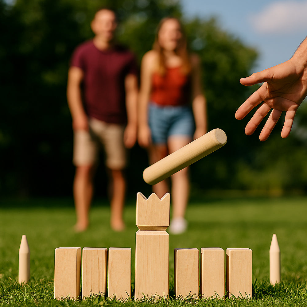 Kubb aus Holz