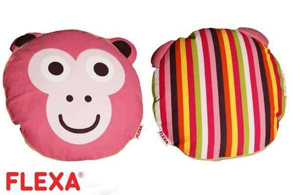 FLEXA Kinderkissen mit verschiedenen Farben und Motive