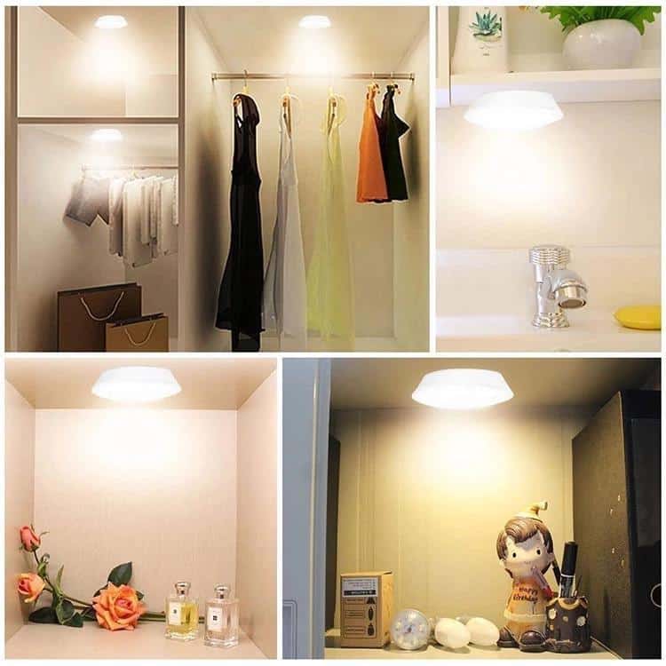 LED Spot (rund) 3 Stk. inkl. Fernbedienung
