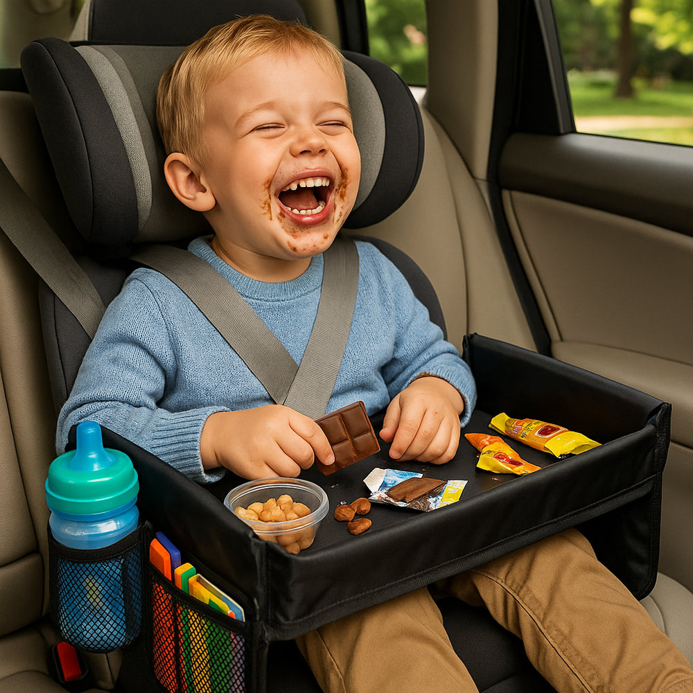 Spieltablett fürs Auto - Play-n-Snack Tablett