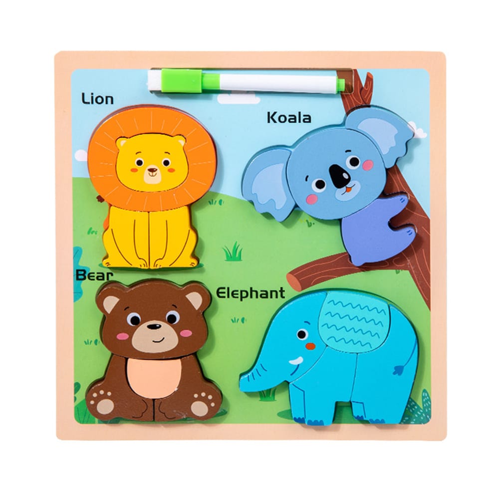 3D-Puzzle - kreatives Lernspielzeug für die Kleinsten -
