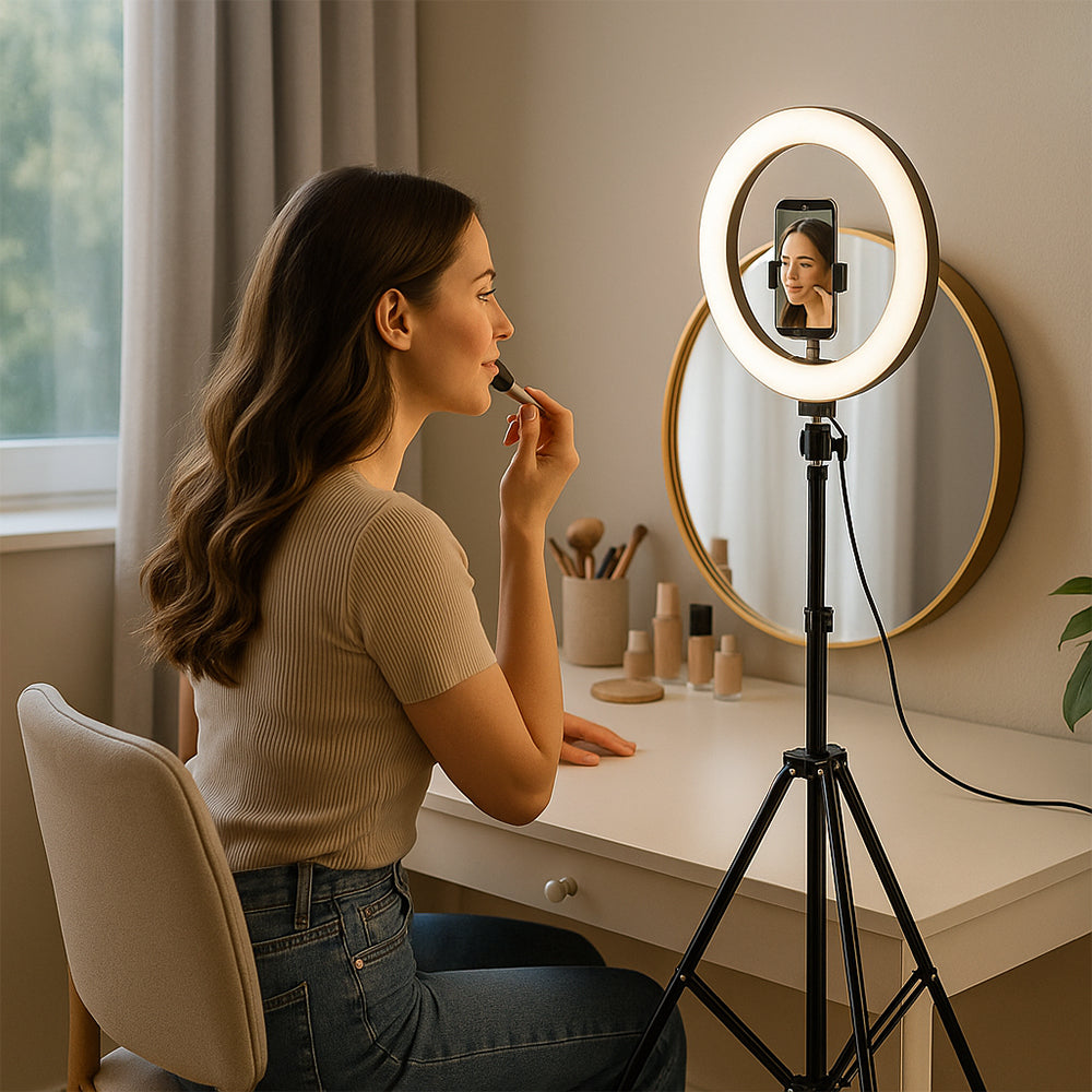 Ring Light mit Stativ – 3 Farbtemperaturen – LJJ-26