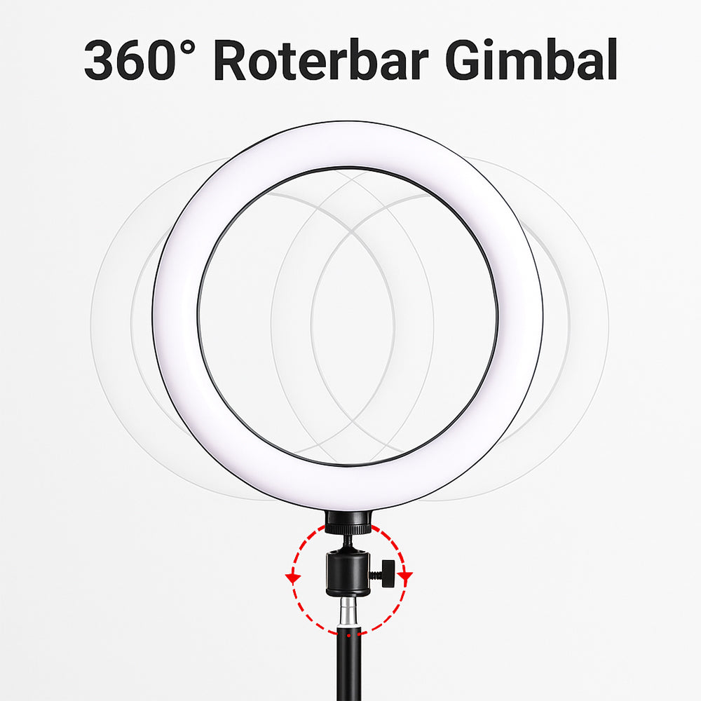 Ring Light mit Stativ – 3 Farbtemperaturen – LJJ-26