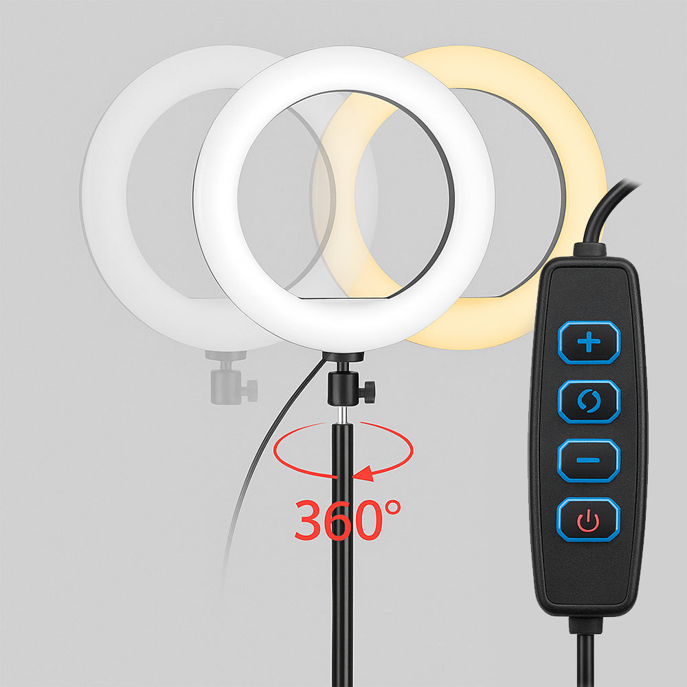 Ring Light mit Stativ – 3 Farbtemperaturen – LJJ-26