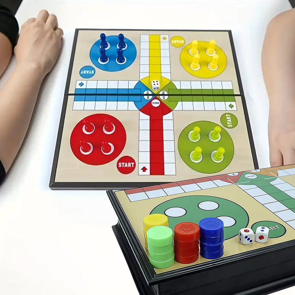 Familienspiel Ludo – Perfekt für Reisen und den Hausgebrauch