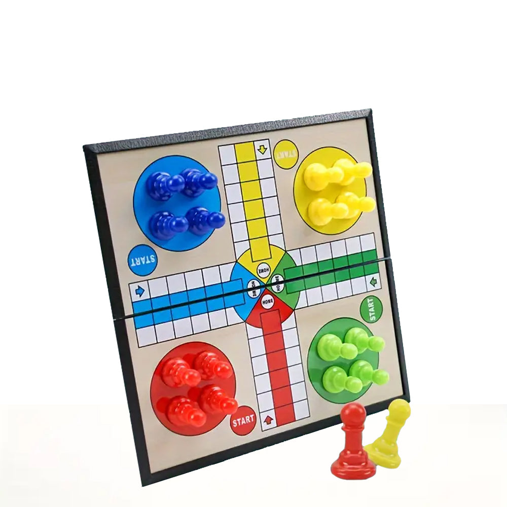 Familienspiel Ludo – Perfekt für Reisen und den Hausgebrauch
