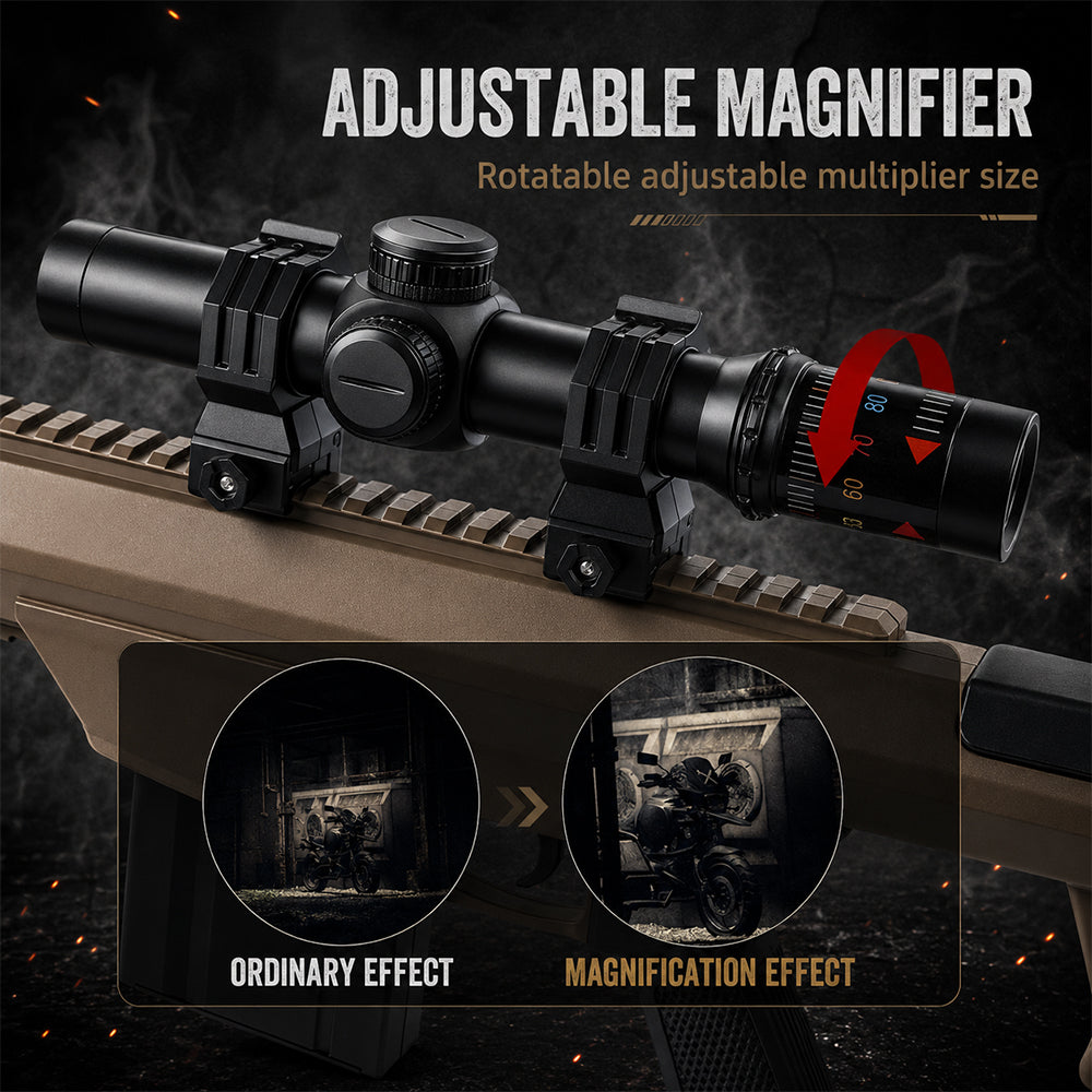 Gelblaster inkl. Gelkugeln – Langstrecke mit Zielfernrohr Modell M82A1
