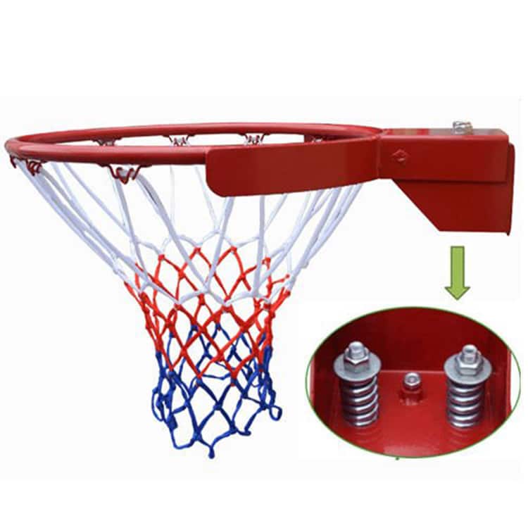 Mini-Basketballkorb an Platte mit Ball und Pumpe