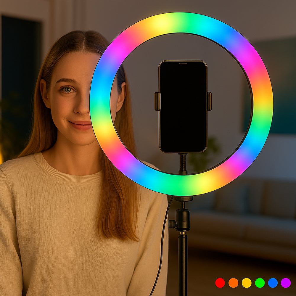 Ring Light RGB – 15 Licht­kombinationen – MJ30
