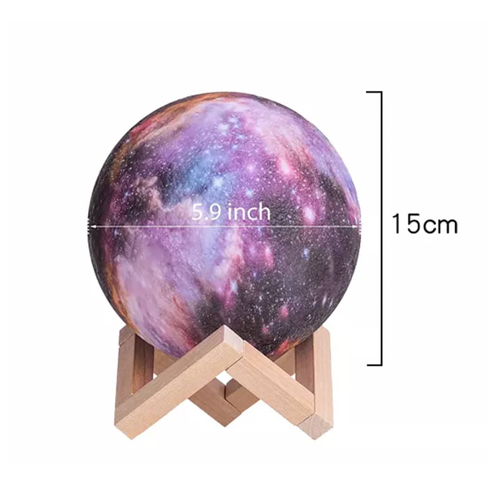 Mondlampe -16 Farben - LED - mit Touch-Funktion und Fernbedienung
