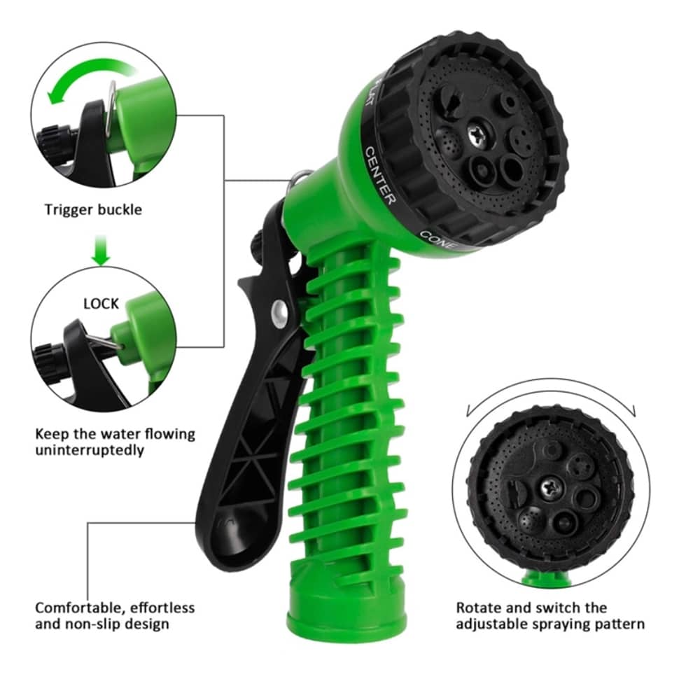 Magic Hose Flex Gartenschlauch / Wasserschlauch - grün oder blau - verschiedene Längen -