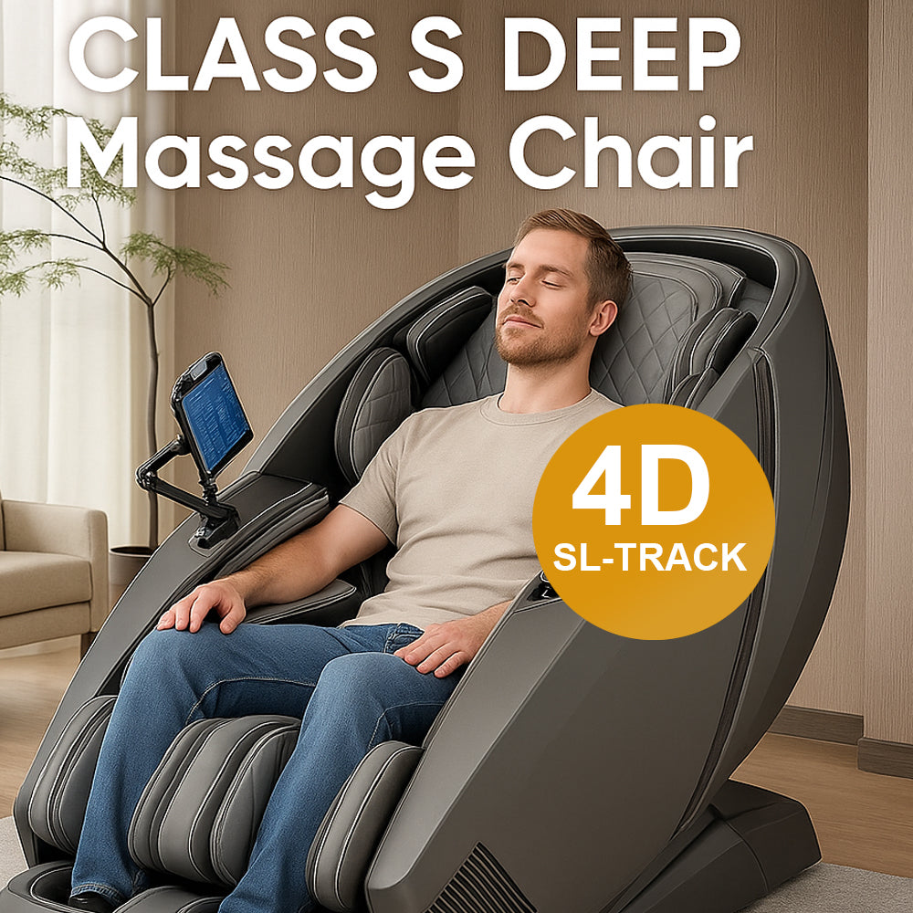 Massagesessel 4D, Lux Pro Edition mit SL-Technologie, KI-Steuerung und Wärme – Modell 988F6