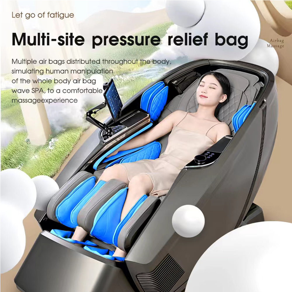 Massagesessel 4D, Lux Pro Edition mit SL-Technologie, KI-Steuerung und Wärme – Modell 988F6