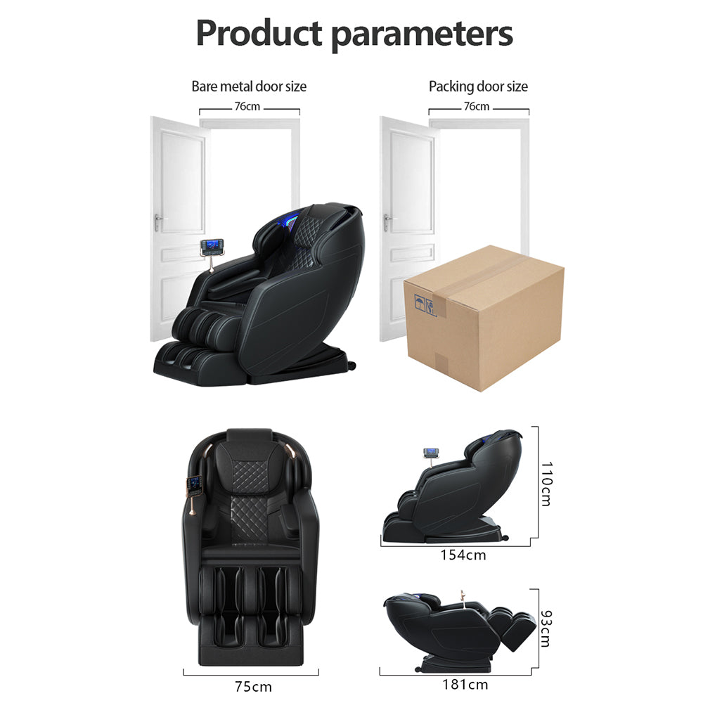 Massagesessel 8D – Zero Gravity und Wärmetherapie – Modell S9C