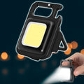 Schlüsselanhänger COB-LED-Taschenlampe - wiederaufladbar - 3 Leuchtmodi