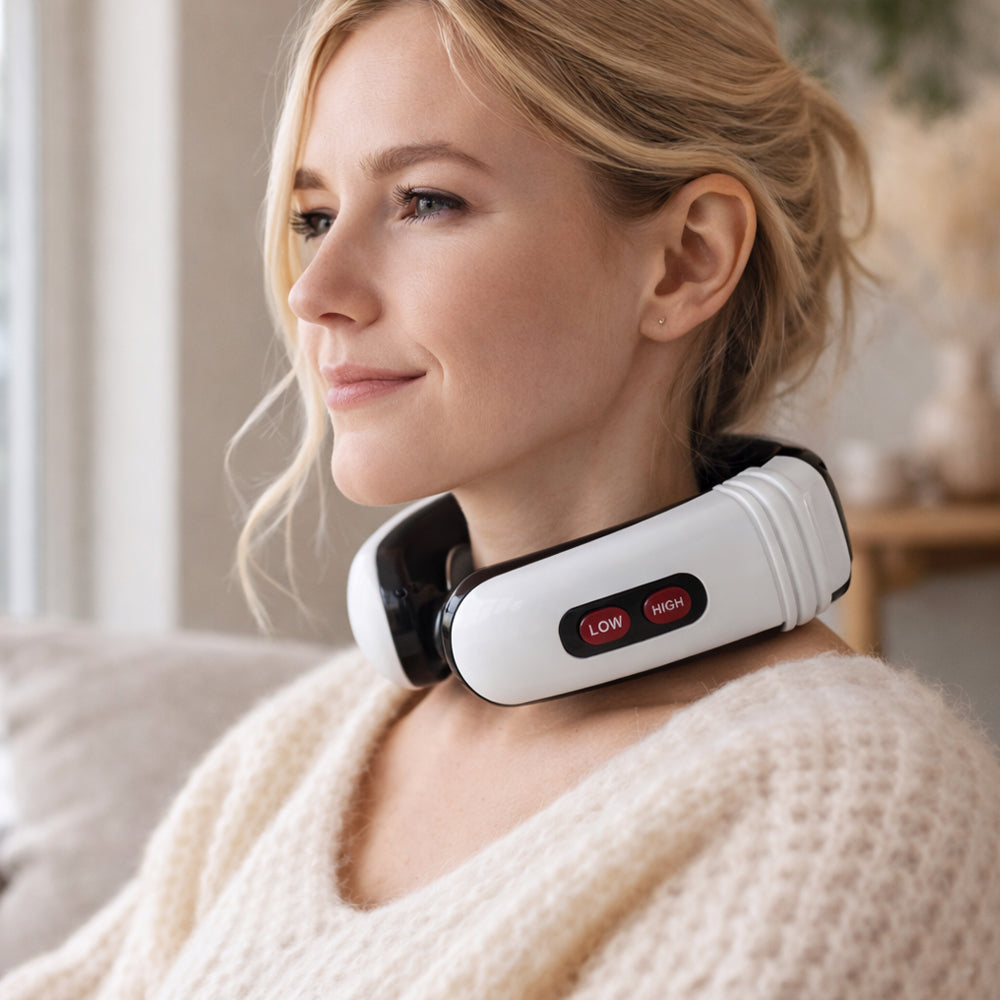 Nackenmassage mit Puls - 6 Programme / 16 Stufen