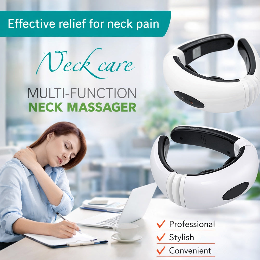 Nackenmassage mit Puls - 6 Programme / 16 Stufen