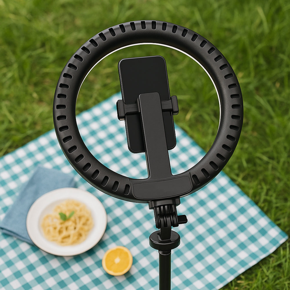 Ring Light mit Fernbedienung & Stativ – 3 Farbtemperaturen – P220-Q
