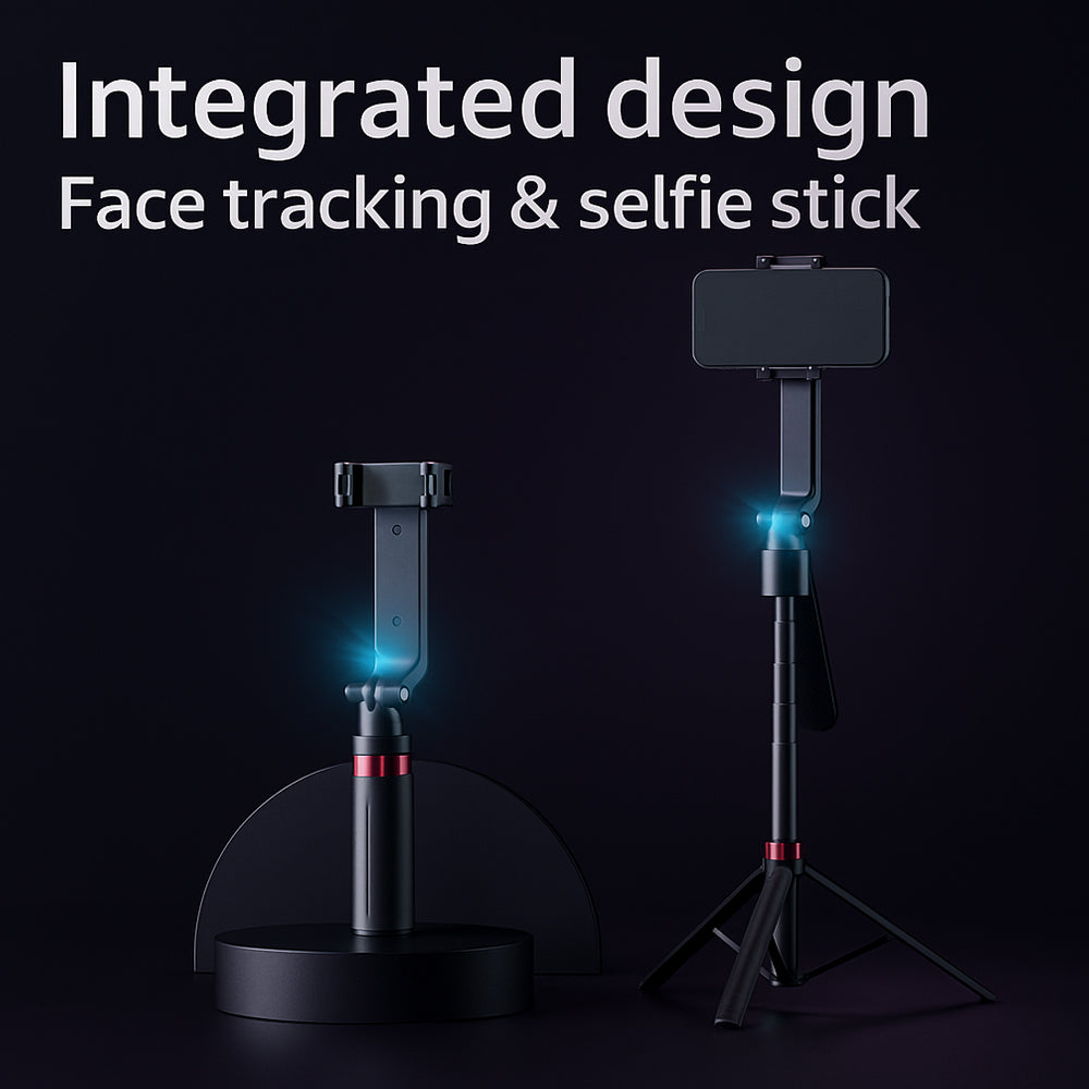Selfiestick mit intelligenter Gesichtserkennung inkl. Licht - Q185