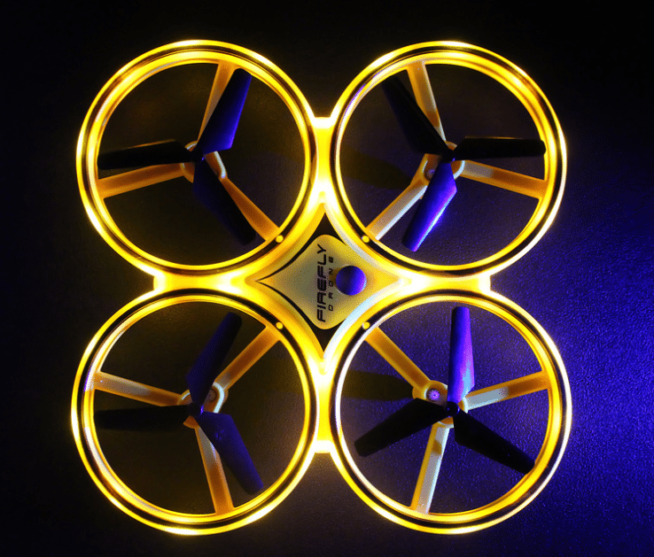 Drohne - handgesteuert -Quadrocopter (Gyro &amp; LED)