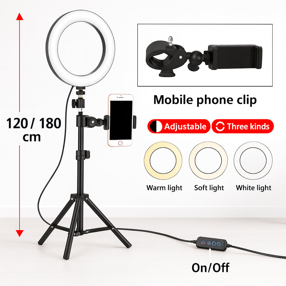 Ringlicht - 3 Lichtmodi - QX-260
