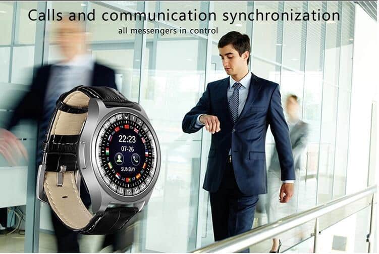 Smart Watch Armbanduhr im klassischen Design