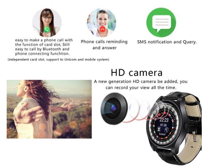 Smart Watch Armbanduhr im klassischen Design
