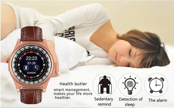 Smart Watch Armbanduhr im klassischen Design
