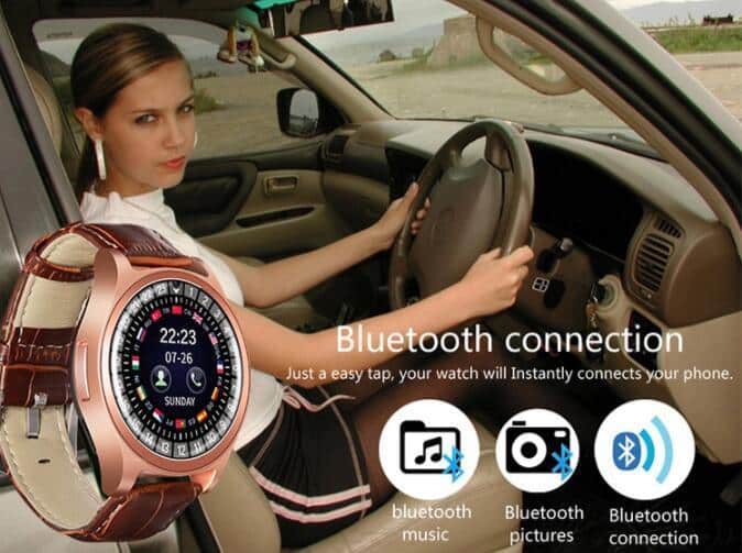 Smart Watch Armbanduhr im klassischen Design
