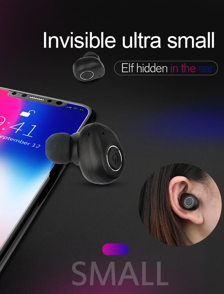 Kabelloser In-Ear-Kopfhörer Bluetooth Shocking Bass