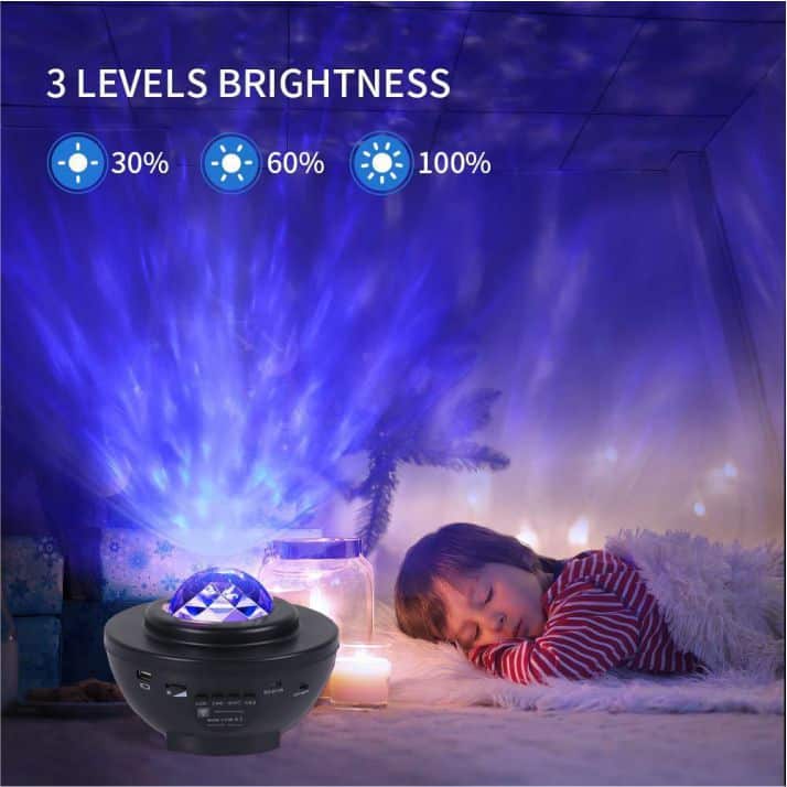 Starry Sky Galaxy LED-Projektor mit Bluetooth-Lautsprecher inkl. Fernbedienung