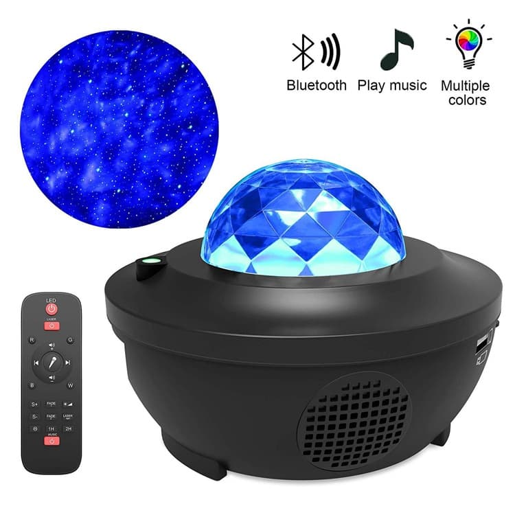 Starry Sky Galaxy LED-Projektor mit Bluetooth-Lautsprecher inkl. Fernbedienung