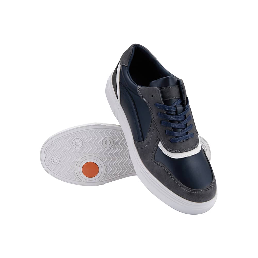 Sneakers für Herren, marineblau und weiß