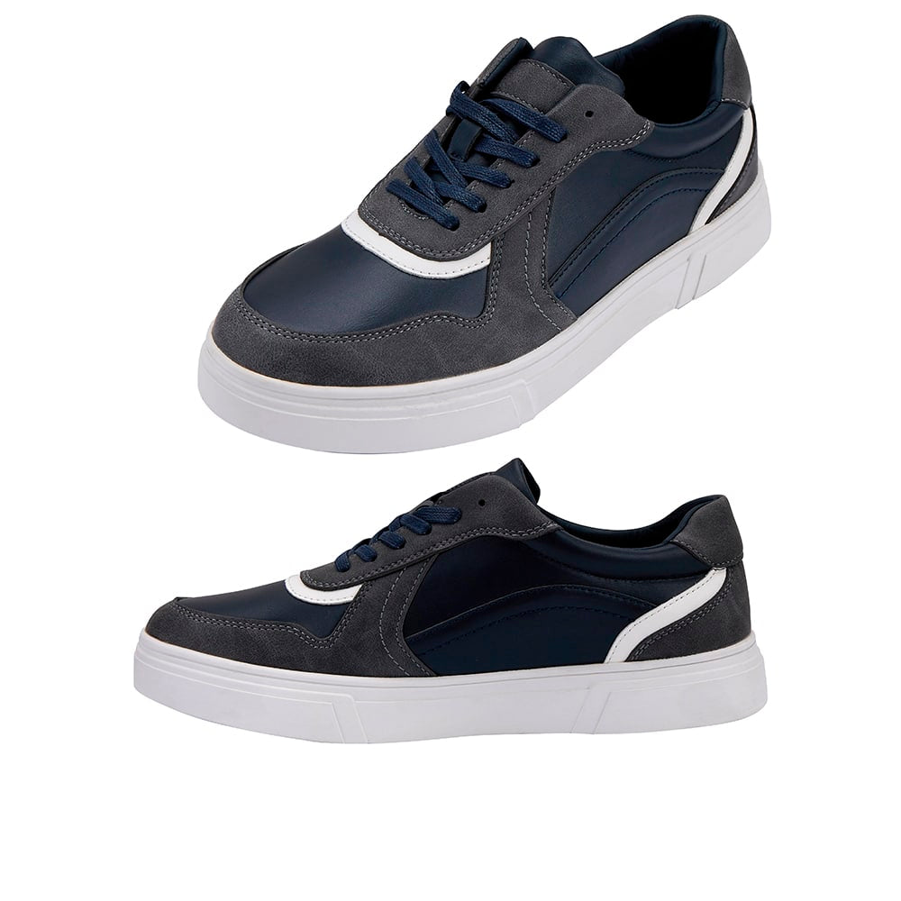 Sneakers für Herren, marineblau und weiß