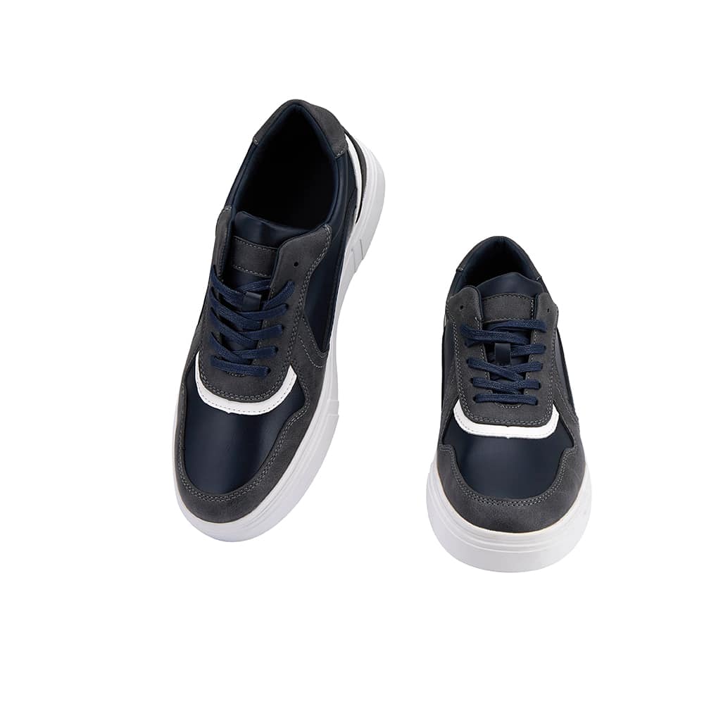 Sneakers für Herren, marineblau und weiß