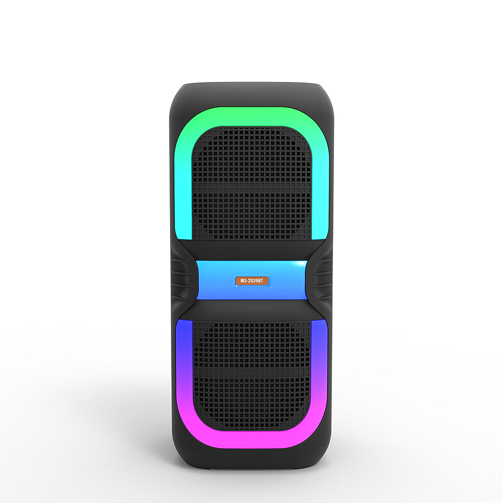 Bluetooth-Lautsprecher mit RGB-Licht, FM-Radio und Mikrofon
