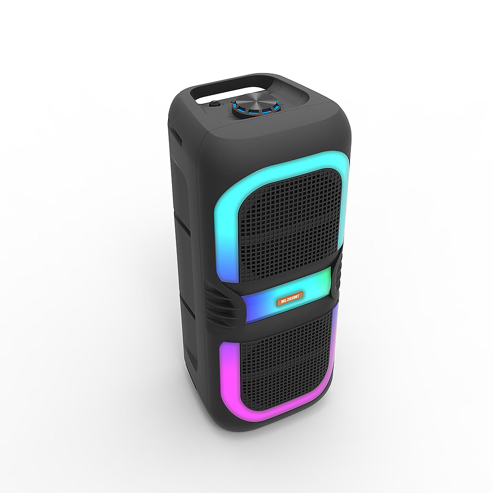Bluetooth-Lautsprecher mit RGB-Licht, FM-Radio und Mikrofon