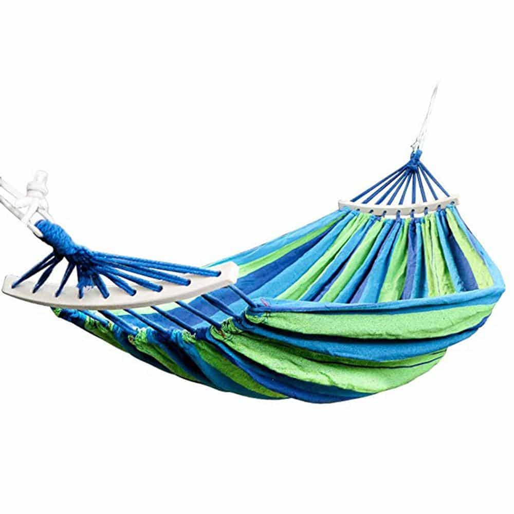 Hängematte - von Camping Hammock (blau gestreift)