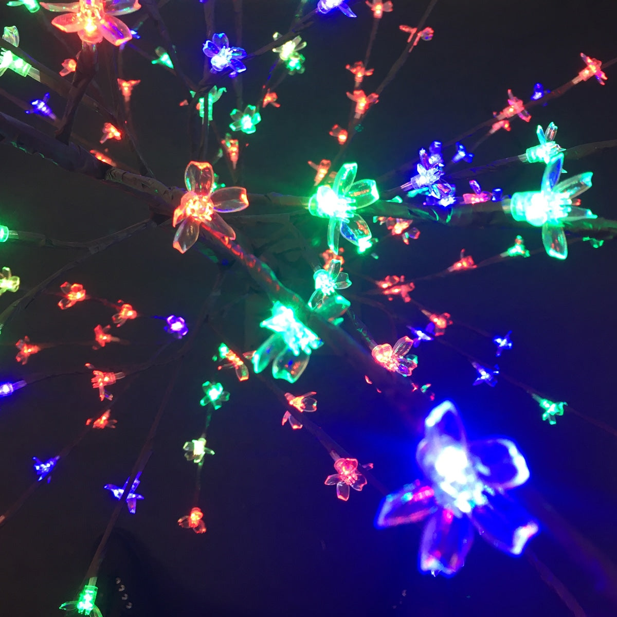 Lichtbaum LED 150 cm. inkl. Fuß (mehrfarbige LED)