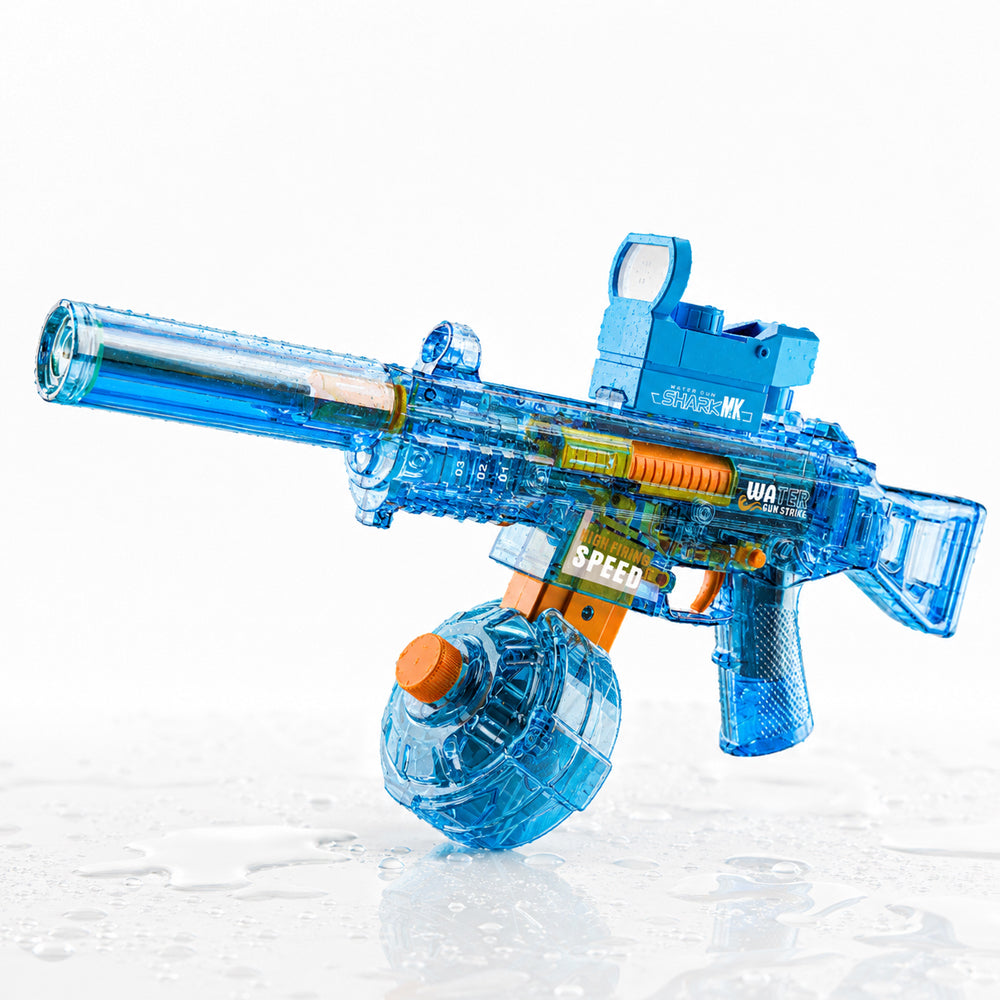 Elektrische Wasserpistole UMP 45 Spitfire Blau mit LED-Licht