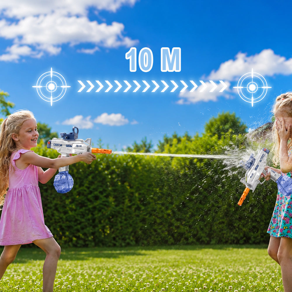 Wasserpistole UZI – Elektrische Wasserpistole mit Trommelmagazin