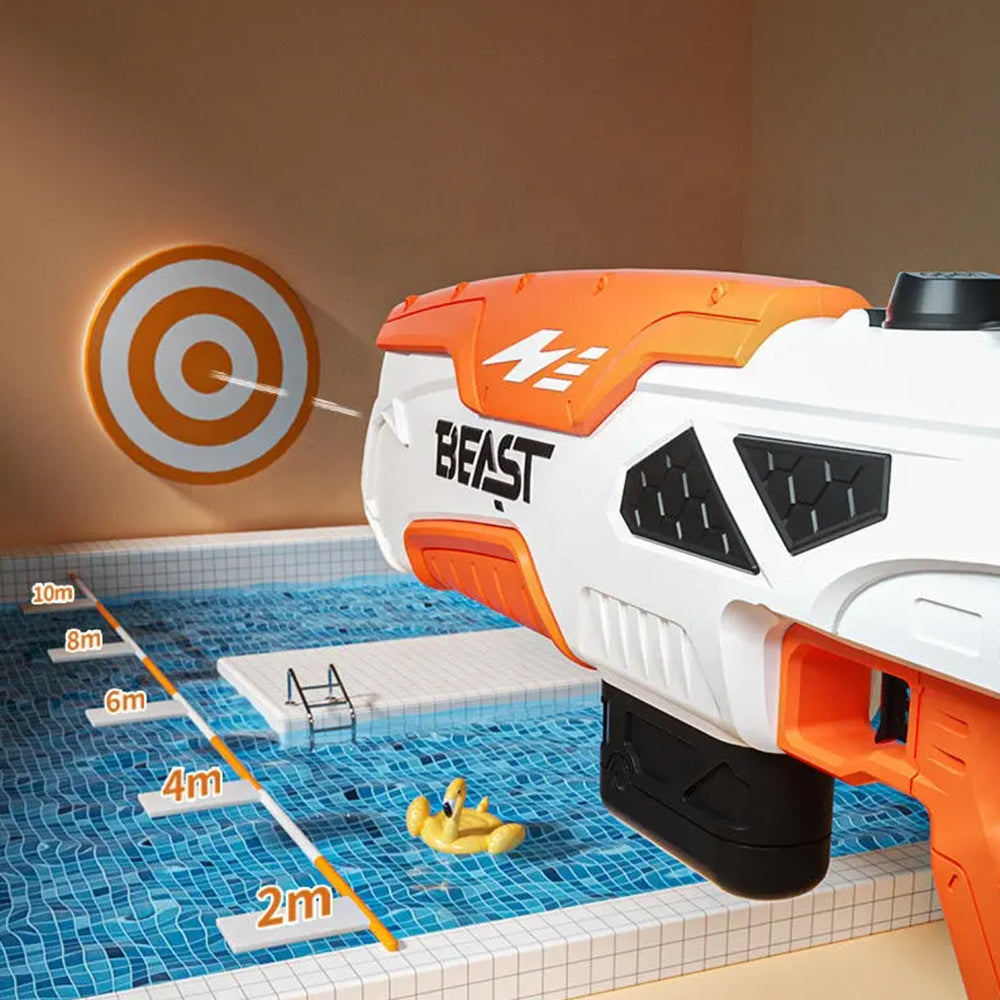 Elektrische Wasserpistole – BEAST Beauty – Kraftvolle Wasser-Action im Mega-Format!