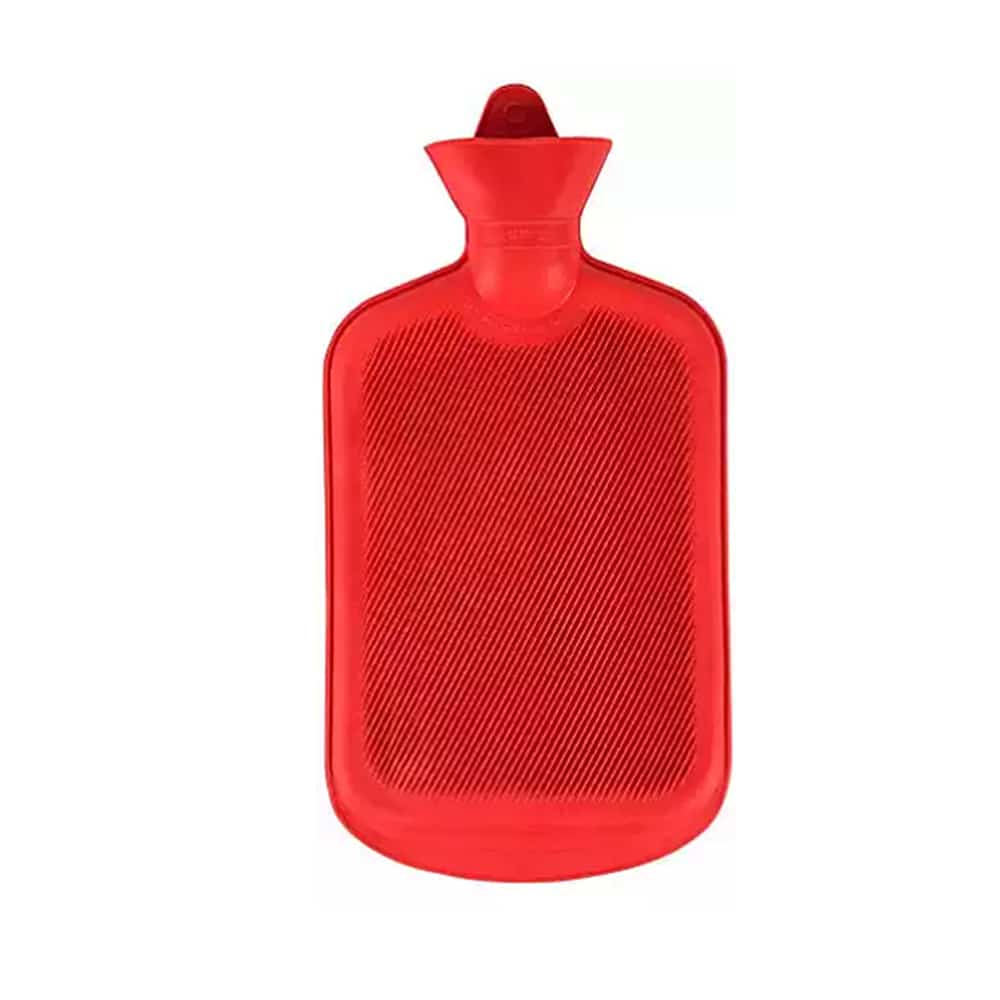 Wärmflasche 2 Liter – Rot oder Blau