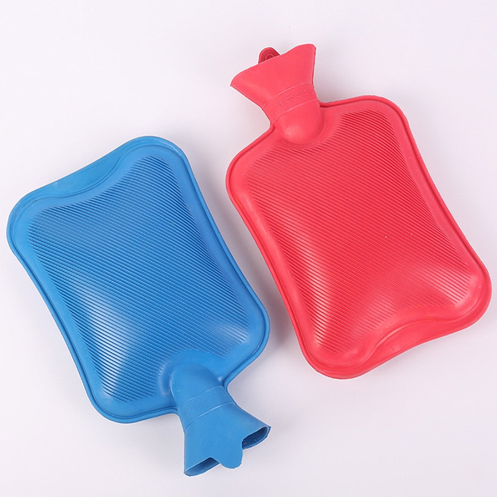 Wärmflasche 2 Liter – Rot oder Blau